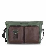 Piquadro Harper Fahrrad Laptopkuriertasche mit iPad®Pro 12,9"-Fach green/dark brown jetzt online kaufen