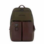 Piquadro Harper Laptoprucksack 15,6" mit iPad®11"-Fach, Anti-Stoss green/dark brown jetzt online kaufen