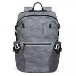 Piquadro PQ-Modular Laptoprucksack 15,6" aus rezykliertem antiviralen-Stoff und Diebstahlsicherung Camo Grigio jetzt online kaufen