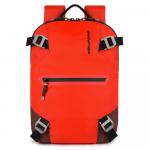 Piquadro PQ-Modular Laptoprucksack 13,3" aus rezykliertem antiviralen Stoff Rot jetzt online kaufen