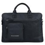 Piquadro Laszlo Doppelgriff-Laptoptasche mit 15" Laptopfach midnight blue jetzt online kaufen