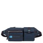 Piquadro PQ-Bios Gürteltasche mit ausnehmbarem Utility-Taschen Ultramarinblau jetzt online kaufen