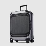 Piquadro PQ Light Premium 4-Rollen Laptop-Trolley, Koffer in Handgepäckgröße Grau/Schwarz jetzt online kaufen