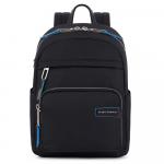 Piquadro PQ-RY Laptoprucksack 13" aus rezykliertem Stoff Schwarz jetzt online kaufen