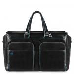 Piquadro Blue Square Reisetasche mit Laptop und iPad®-Fächern Schwarz jetzt online kaufen