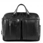 Piquadro Urban Kurzgrifflaptoptasche mit iPad-Fach und zwei Fächern schwarz jetzt online kaufen