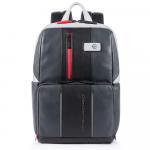 Piquadro Urban Laptoprucksack mit iPad®-Fach, LED-Licht Grau/Schwarz jetzt online kaufen