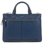 Piquadro Archimede Erweiterbare Laptoptasche mit gepolstertem iPad® -Fach blau jetzt online kaufen