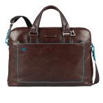 Piquadro Blue Square Kurzgriff-Laptoptasche mit iPad®-Fach, Schirm/ Flaschentasche Mahagoni jetzt online kaufen