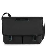 Piquadro Celion Messenger mit zwei Vortaschen und herausnehmbarerPC-, iPad®-Hülle mit Orga-Fächern schwarz jetzt online kaufen