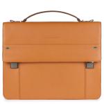 Piquadro Pike Laptoptasche mit Überschlag und iPad®-Fach Senfgelb jetzt online kaufen