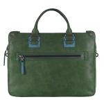 Piquadro TAU Doppelgriff-Laptoptasche mit Fach für Tablet und Inneneinteilung forest green jetzt online kaufen