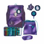 Scout Alpha Exklusiv Superflash Schulranzen-Set 4-teilig Purple Magic jetzt online kaufen