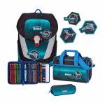Scout Sunny II Exklusiv LED Schulranzen-Set 4-teilig mit Sporttasche Nebula jetzt online kaufen