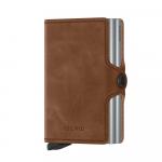 Secrid Twinwallet Vintage  8/12 Geschützte Karten TV-Cognac-Silver jetzt online kaufen
