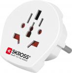 SKROSS Country Adapter World to Europe Weiß jetzt online kaufen