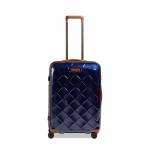 Stratic Leather & More Trolley M, 4 Rollen Blue jetzt online kaufen