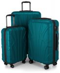 Suitline S1 3er Koffer-Set Trolley-Set Rollkoffer, TSA, (S, M & L) Aquagrün jetzt online kaufen