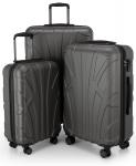 Suitline S1 3er Koffer-Set Trolley-Set Rollkoffer, TSA, (S, M & L) Graphit jetzt online kaufen