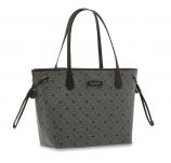 The Bridge Anna Leder-Shopper 32cm Schwarz/Gold jetzt online kaufen