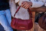 The Bridge Brigida Schultertasche 0449424N Ribes-Rot/Gold jetzt online kaufen