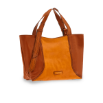 The Bridge Pienza Shopper cognac bicolor/gold jetzt online kaufen