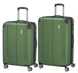 Travelite City 4-Rad Trolley-Set  L /M, erweiterbar Green jetzt online kaufen