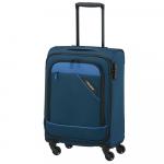 Travelite Derby Trolley S 4R 55cm Blau jetzt online kaufen