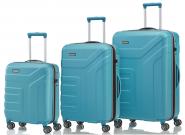 Travelite Vector 3-tlg. Koffer-Set, 4w L/M/S Türkis jetzt online kaufen