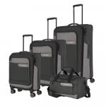 Travelite Viia Trolley-Set 4-Rad L erw./M erw./S/Reisetasche Schiefer jetzt online kaufen