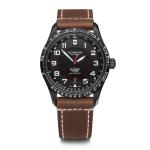 Victorinox AirBoss Mechanical 42mm black dial, brown leather strap jetzt online kaufen