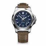 Victorinox I.N.O.X. Mechanical 43mm blue dial, brown wood strap jetzt online kaufen