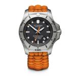 Victorinox I.N.O.X. Professional Diver Herrenuhr black dial, orange paracord strap jetzt online kaufen