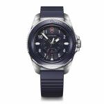 Victorinox Journey 1884 43mm, silver stainless steel case blue aluminium bezel/ dial/ rubber strap jetzt online kaufen