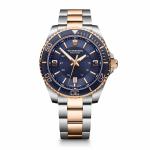 Victorinox Maverick Large 2-tone, 43mm Herrenuhr blue dial, silver/rose-gold jetzt online kaufen