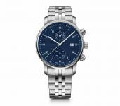 Wenger Urban Classic Chrono 42mm Herrenuhr blau/silber jetzt online kaufen