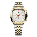 Wenger Vintage Classic Chrono Herrenuhr 40mm mit Chronographenfunktion Gold/Gold/Silber/gold jetzt online kaufen