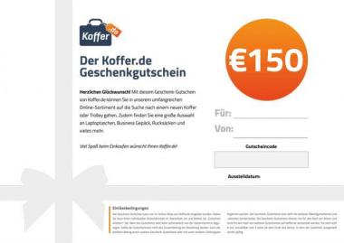 voucher €150 Geschenkgutschein Allgemein