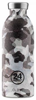 24Bottles® Clima Bottle Camo Grey 500 ml