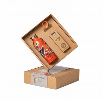 24Bottles® Clima Bottle Gift Box - Relax Set - Clima 500ml Ashanti Batik