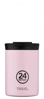 24Bottles® Travel Tumbler Pastel 350ml Candy Pink