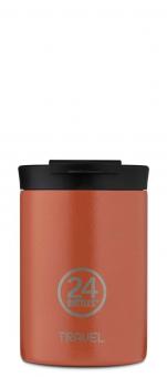 24Bottles® Travel Tumbler Rover 350ml Sunset Orange