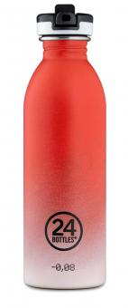24Bottles® Urban Bottle Athleisure 500ml mit Sportdeckel Coral Pulse
