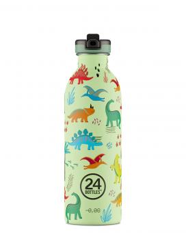 24Bottles® Urban Bottle Kids Jurassic Friends, mit Sport Lid 500ml