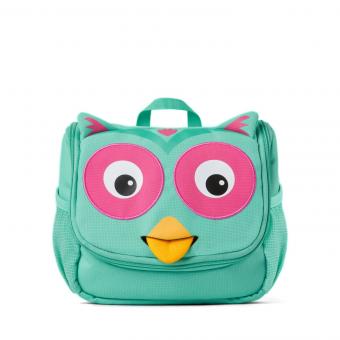 Affenzahn Kulturtasche Eule Türkis