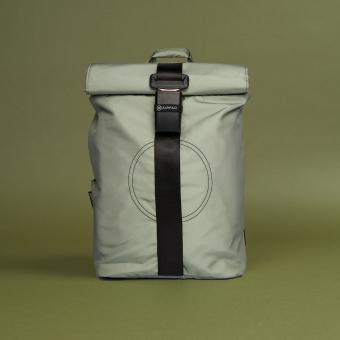 Airpaq Rolltop Airbag -Rucksack mit 15" Laptopfach Grün