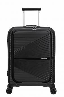 American Tourister Airconic Handgepäck Trolley 55cm mit Fronttasche + GRATIS HOTELGUTSCHEIN Onyx Black