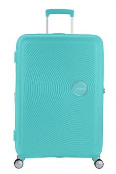 American Tourister Soundbox 4-Rollen-Trolley L 77cm, erweiterbar Poolside Blue