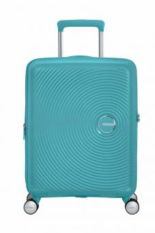 American Tourister Soundbox Trolley S 4R 55cm, erweiterbar Turquoise Tonic