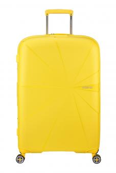 American Tourister StarVibe Trolley 77cm mit 4 Rollen, Erweiterbar + GRATIS HOTELGUTSCHEIN Electric Lemon